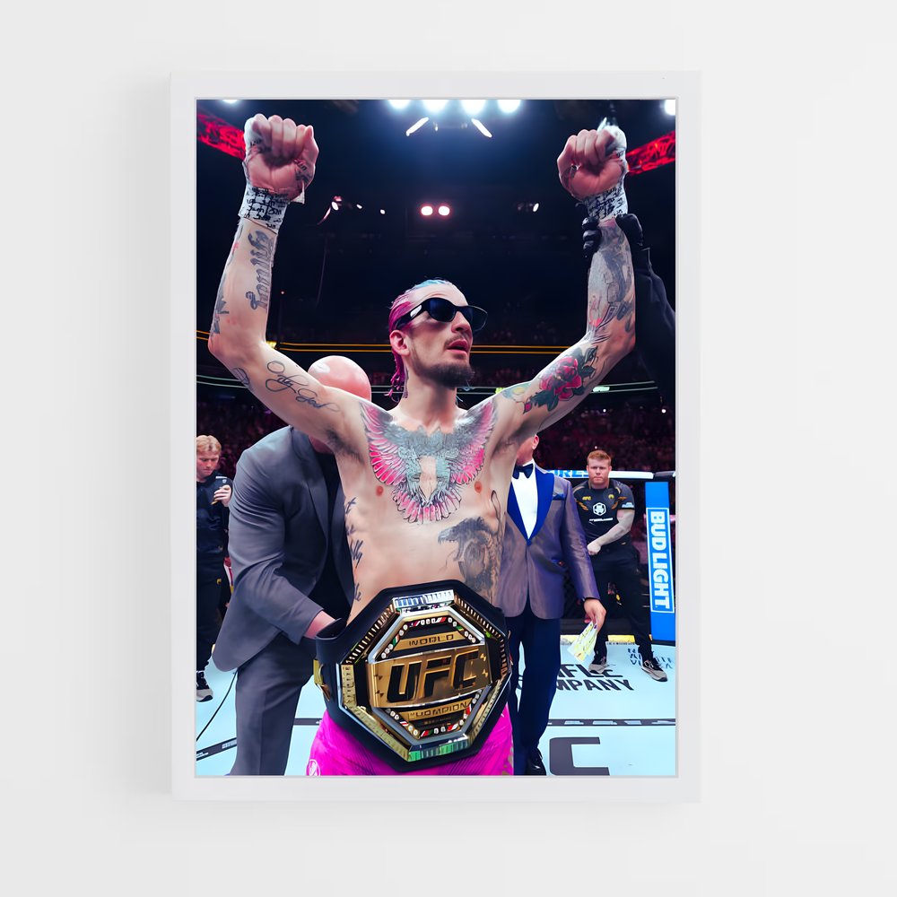 Poster Champion Émérite – affiche MMA (vue 3)